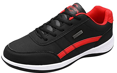 Schuhe Herren Sportlich Herren Schuhe Winter Mit Klettverschluss 720 Schuhe Herren Herren Keilabsatz weiche Sohle Turnschuhe weiche Sohle runde Zehe atmungsaktive Schuhe Herren Sportschuhe 41