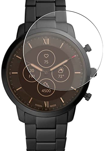 Vaxson 3 Stück 9H Panzer Schutz Glas kompatibel mit FOSSIL NEUTRA HYBRID HR 45mm Schutzfolie Display schutz folie Panzerfolie SchutzGlas folien PanzerGlas
