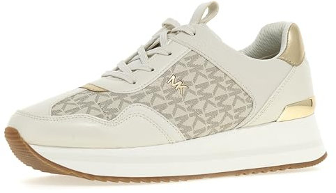 Michael Kors Raina Trainer, Sneaker Mujer, Vainilla, 39.5 EU
