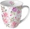 Ambiente Becher Porzellan Rosen Blumen Kollektion, Tasse - Tee/Kaffee - Geschenkartikel