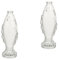 TOPBATHY 2 PièCes Bouteille en Verre Transparente en Forme De Poisson, Vase DéCoratif pour Maison, Carafe Polyvalente pour DéCoration IntéRieure Et Plantes