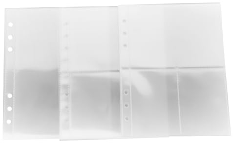 6-loch-10-seitiges Einzel-/doppel-/vierfach-a5-loseblatt-kartenheftkern Fotoalbum-seitenhüllen Pp-material