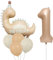 DazzJoy Dino Geburtstagsdeko 1 Jahr Junge, Luftballon 1. Geburtstag Junge Mädchen, Dinosaurier Happy Birthday Ballon1 Geburtstags Junge, Luftballons Geburtstag 1 Jahr Jungen, Erster Geburtstage Jungen