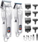 Vgrpro Haarschneidemaschine Profi,Schnurlose Haarschneider Herren und Trimmer Herren Set, Haarschneide set mit langer Akkulaufzeit, elektrischer Haartrimmer für die Familie,Barbier, Friseur (Silber）