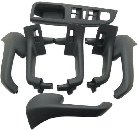 Poignée de Panneau de Porte Ensemble de 7 pièces/adapté for poignée de porte intérieure VW LHD Golf 5 Jetta MK5(FOR GOLF 5 GTI)