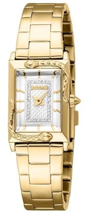 Just Cavalli Damen Analog Quarz Uhr mit Edelstahl Armband JC1L364M0065