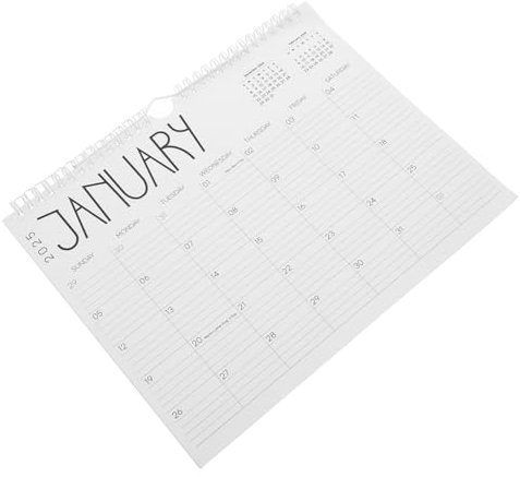 Gadpiparty Wandkalender Mit Monaten Internationale Feiertage Twin Wire Binding Dekorativer Monatskalender Für Zuhause Büro Und Schule Praktische Planungshilfe Für Jeden