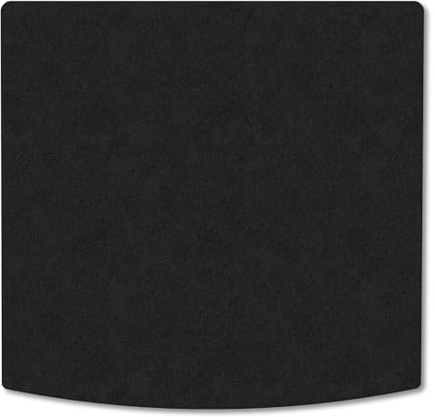 VW Tiguan Allspace (2017-2024) Carpet Boot Mat | Black Edge Trim Tailored Fit Boot Liner Full Coverage Protection Accessories Easy Clean Anti Slip Made in the UK