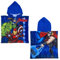 CARTOON Badeponcho für Kinder aus Polyester-Mikrofaser Größe 50 x 100 cm Strand Pool, Avengers, Einheitsgröße