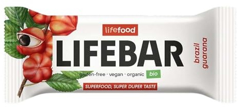 Lifefood Lifebar Superfoods Brazil Guarana, 40g