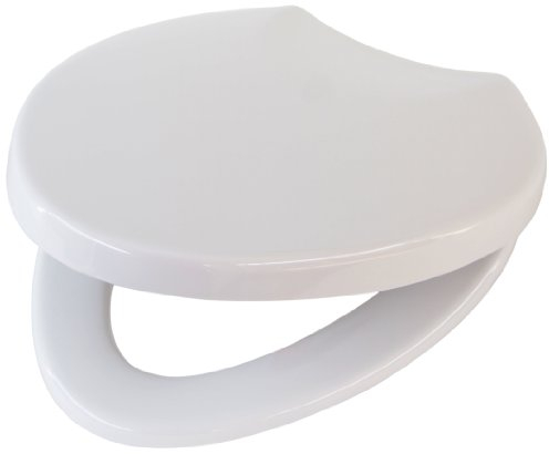 Villeroy & Boch Oblic 88466101 Toilet Seat Chromium-Plated Hinges White