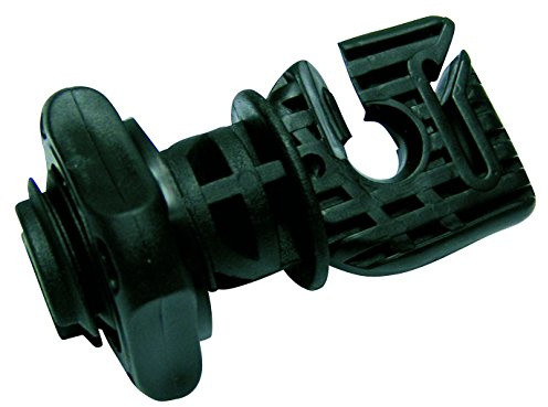 horizont Isolator Weidezaun combi ip-15, schwarz, 25 Stück | Ersatz-/ Zusatzisolator, Band bis 13 mm, Litze bis 4 mm, Seil bis 6 mm, freilaufend, Streckenisolator