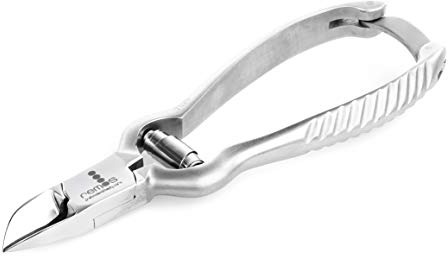 remos - alicates para uñas de los pies gruesas - con cierre - acero inoxidable - 14 cm