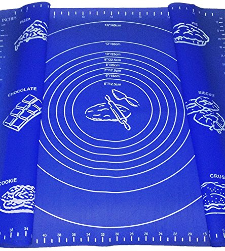 25 * 17 Massive Silicone Baking Mat Sugarcraft Fondant Pastry rolling work top Extra LARGE