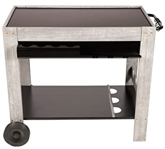 Somagic Perla desserte Plancha, Noir/Gris