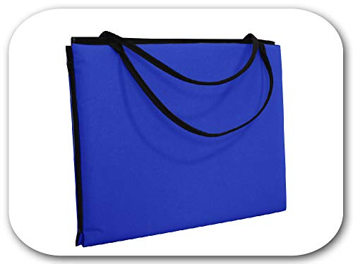 FORTISLINE Matelas de Plage Pliable avec Anse de Transport W420_03 Bleu Marin-Bain de Soleil-lit de Plage