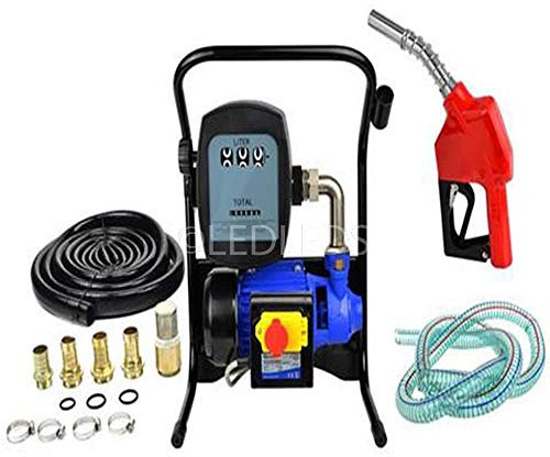 KIT POMPA TRAVASO GASOLIO OLIO ELETTRICA TRASFERIMENTO CARBURANTI ASPIRA