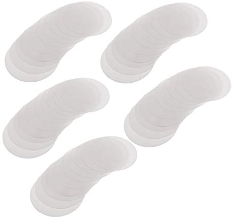 non-brand 50 Sheets Fiber Round Microwave Kiln Glass Fusing Paper 115mm For Household Tools Provides Separation Between Glass and Kiln Shelf