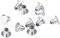 Reifen Spikes 100 stücke 6,5mm / 0,26 Rad Reifen Stehschrauben Schnee Reifen Spikes für Fahrrad Auto Motorrad ATV Schuhe