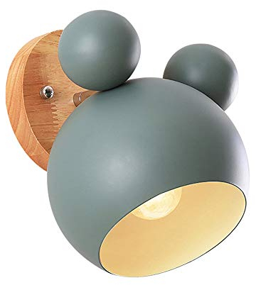 Mengjay Kreativ Wandleuchte Moderne Wandlampe Einfach Kerze Wandleuchte Eisen E27 Base Nordischen Stil Art Deco für Schlafzimmer, Wohnzimmer, Kinderzimmer, Restaurant, Flur, Treppen,grün