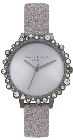 Olivia Burton Reloj Analógico de Cuarzo para Mujer Colección Under The Sea con Correa de Cuero Lila - OB16US51