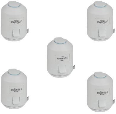 Stellantrieb Fußbodenheizung 230V stromlos geschlossen M30x1,5 VA80 5 Stück