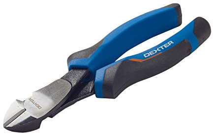 DEXTER - Seitenschneider - ohne elektrischen Schutz - 180mm - für weiche Drähte - Chrom-Vanadium Stahl - rutschfeste Griffe