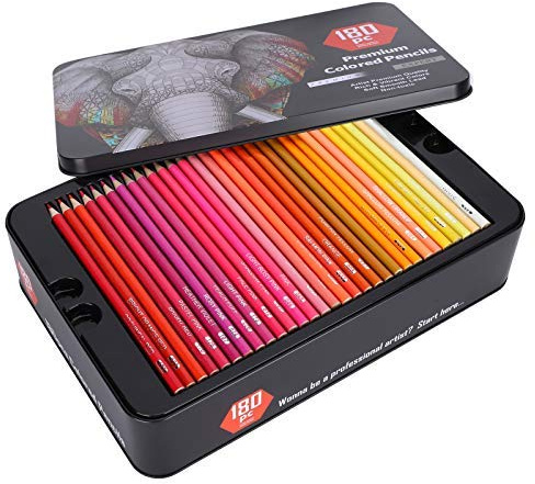 HERCHR 180pcs Buntstifte Schule