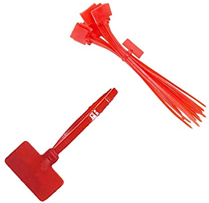 250PCS Nylon Zip Ties Cable Label Mark Tags, Self-Locking Cord Power Making Label Mark Tags for Home and Office