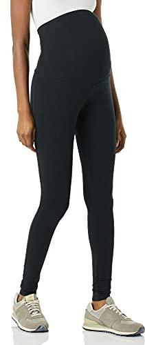 Amazon Essentials Comodi Leggings Premaman Donna, Nero, XL
