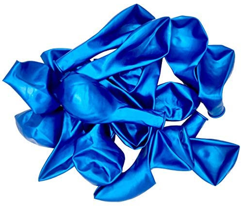 HYKJNBW Blue Balloons 50 Pack 12 inch Strong Thicken Latex Blue Party Balloon for Happy Birthday, Kids Party Baby Shower Weddings Gender Reveal Graduation Decorations