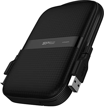 Silicon Power Disco Externo Armor A60 4TB 2.5 USB 3.2 5400 RPM Negro