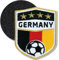 Klettpatch - Deutschland Germany Fußball Champion hochwertig gestickt 61 x 52 mm/Klett-Patch Patches Sticker Applikation mit Klett für Kleidung Rucksack Sport Tasche/Club of Heroes