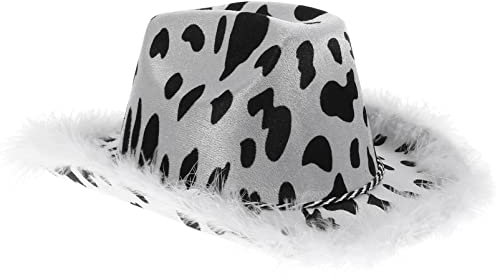 ifundom Cowgirlhut Für Damen Cowgirlhut Cosplay Cowboyhut Verkleiden Sich Kostümzubehör für Frauen Cowboyhut Für Die Party