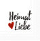 Serviette Heimatliebe, 20 Stück