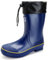 Jesindr Stivali Gomma Uomo, Pioggia Antiscivolo Adulto Antinfortunistica Stivali, Leggere Comodeda Esterno Scarpe da Giardino, Blu Giallo, 40 EU