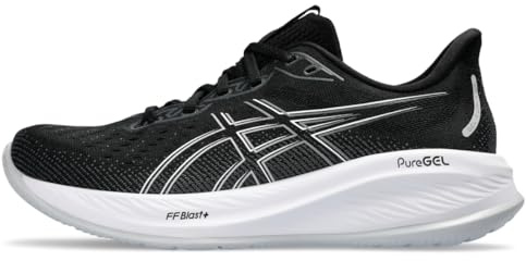 ASICS Damen Gel-Cumulus 26 Sneaker, Schwarzer Beton, 37.5 EU
