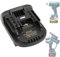 DM18M battery adapter suitable for Mak ita 18V cordless tools for DeWalt 20v MAX lithium batteries or Milwaukee M18 18V lithium batteries - adapter only, with USB connector.