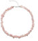 TreasureBay Handmade Womens Girls Beaded Gemstone chips necklace Choker - Natural Gemstones Healing Crystal Jewellery (Rose Quartz)