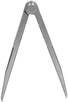 Premium-Flügelteiler-Zirkel Für Holz Und Leder – 200 Mm Kohlenstoffstahl Mit Gehärteten Spitzen Für Genaue Positionierung Und Fein Polierter Oberfläche
