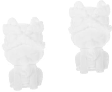 HEMOTON 2St Weiße Embryo-Emailpuppe Puppe zum selber zeichnen Geld Sparkasse Kinderspielzeug Spielzeug für Kinder Spielzeuge Partygeschenke für Kinder Puppe für Kinder Tier Suite Lagertank
