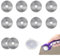 10 Pièces Lames Rotatives, Rondes Lames Cutter Rotatif, Lames de Remplacement pour Cutter Rotatif, Cutter Rotatif Lames Solide de Rechange, Lames de Rechange pour Cutter (28mm)