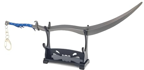 MIAOWR Elden Bloodhound's Fang Modell, 22 cm, Vollmetall Mit Ausstellungsständer, Mini-Desktop-Dekoration, Ornamente, Sammlerstücke Für Spieleliebhaber