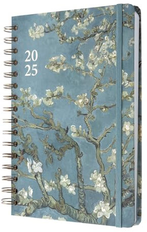 Kokonote Terminplaner 2025 Van Gogh Planer 2025 Terminkalender 2025 Taschenkalender 2025 Klein - Jahreskalender 2025 Buch