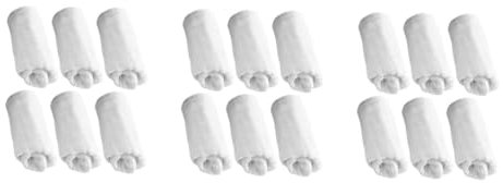 TOYANDONA 3 Sätze Mullwindel Badetuch Geschenkset Stoffwindeln Waschlappen Windelüberzüge Für Jungen Babylätzchen Zum Sabbern Und Zahnen Babytücher Weiß 6 Stück * 3