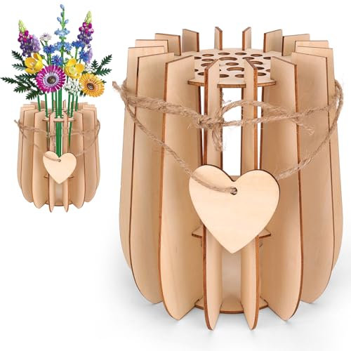 Kaempe Vaso per Fiori Bouquet per Orchidea, Rose,Flowers, Tulipani, Fiori Di Ciliegio (Stile 2)