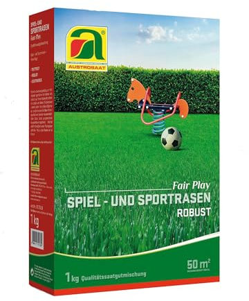 Austrosaat 917328 Spiel- und Sportrasen robust (1 kg) (Spielrasen)