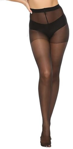 Chaussette Collant Femme Taille Haute, Collant sans Démarcation Femme Élasticité Couleur Unie Sculptants Comfortable Classiques Décontracté Slim Simple Naturel Respirante Tous Les Jours Passe-Partout