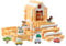 F Fityle Blocs Construction pour Maison en Bois à Monter soi-même, Jeu Construction interactif Parent-Enfant pour Adultes, 3, 4, 5, 6 Ans,