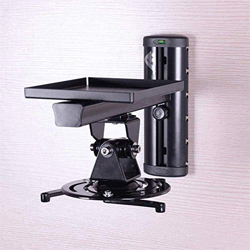 Projector for Ceiling or Wall Wall-ed Bracket,360 ° Rotation Universal Tray Set-top Box Projector Ceiling Bracket,Can Be Lifted and Retracted,Only Bracket